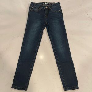 Size 8 Girls 7 for all Mankind Skinny Jeans